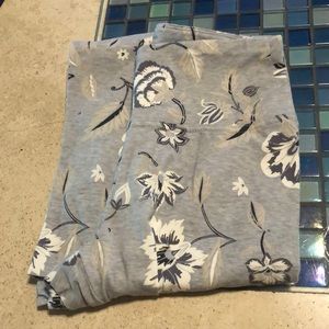 Old Navy grey flower leggings